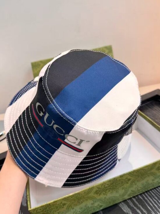 Gucci Web Stripe Logo Bucket Hat main image 3